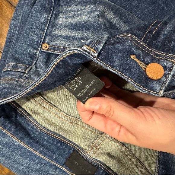 Buckle Black Fit No. 53 Malcesine Bootcut Stretch Jeans Denim Distressed 26x34 - Picture 5 of 16